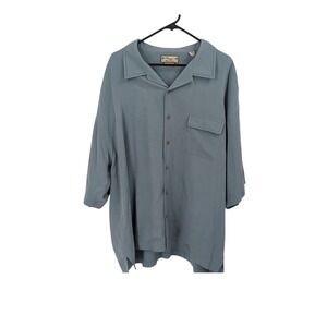 Pusser's Island reserve men's hundred percent silk dress shirt size XXL